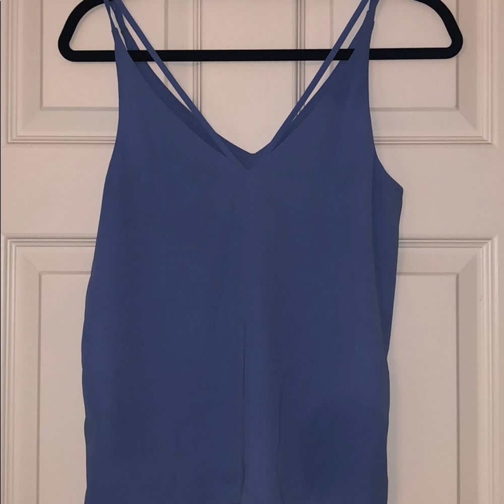 Sky blue work tank top
